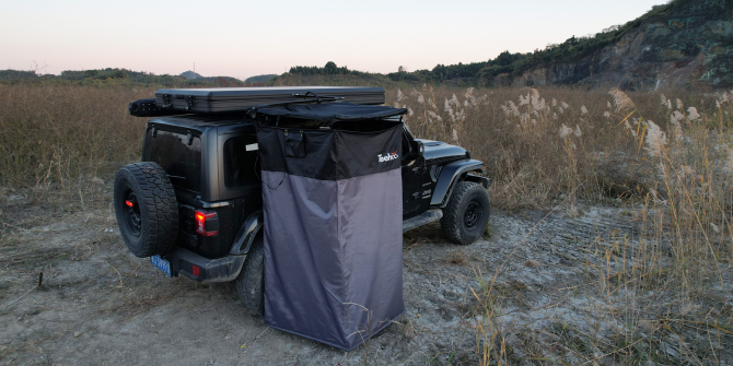 hard case shower tent awning
