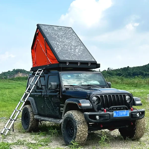 Flipped Aluminum Clamshell Roof Top Tent（RC-ALU-02）