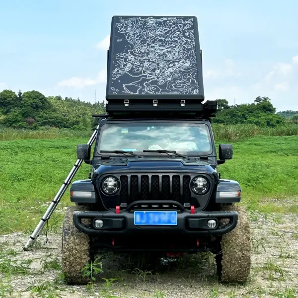 Flipped Aluminum Clamshell Roof Top Tent（RC-ALU-02）